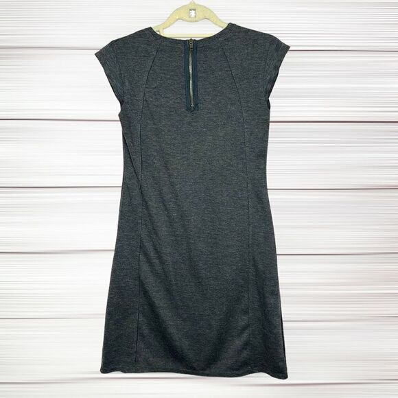 Desigual Patchwork Multicolor Front Sheath Cap Sleeve Fitted Mini Dress M - Picture 11 of 16